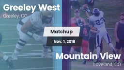 Matchup: Greeley West vs. Mountain View  2018