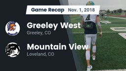 Recap: Greeley West  vs. Mountain View  2018