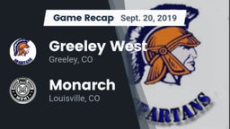 Recap: Greeley West  vs. Monarch  2019