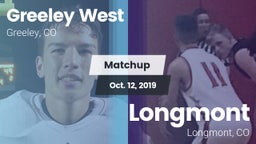 Matchup: Greeley West vs. Longmont  2019