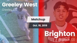 Matchup: Greeley West vs. Brighton  2019