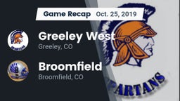 Recap: Greeley West  vs. Broomfield  2019