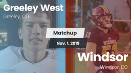 Matchup: Greeley West vs. Windsor  2019