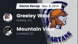 Recap: Greeley West  vs. Mountain View  2019
