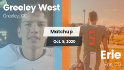 Matchup: Greeley West vs. Erie  2020