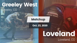 Matchup: Greeley West vs. Loveland  2020