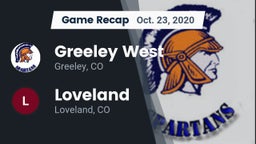 Recap: Greeley West  vs. Loveland  2020