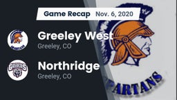 Recap: Greeley West  vs. Northridge  2020