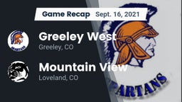 Recap: Greeley West  vs. Mountain View  2021