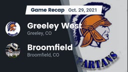 Recap: Greeley West  vs. Broomfield  2021