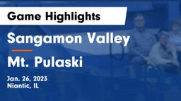 Sangamon Valley  vs Mt. Pulaski Game Highlights - Jan. 26, 2023