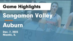 Sangamon Valley  vs Auburn  Game Highlights - Dec. 7, 2023