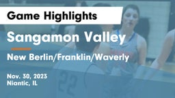 Sangamon Valley  vs New Berlin/Franklin/Waverly  Game Highlights - Nov. 30, 2023
