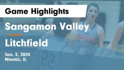 Sangamon Valley  vs Litchfield  Game Highlights - Jan. 3, 2024