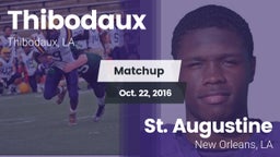 Matchup: Thibodaux vs. St. Augustine  2016