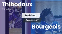 Matchup: Thibodaux vs. Bourgeois  2017