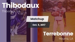 Matchup: Thibodaux vs. Terrebonne  2017