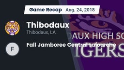 Recap: Thibodaux  vs. Fall Jamboree Central Lafourche 2018