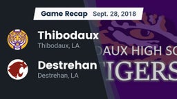Recap: Thibodaux  vs. Destrehan  2018