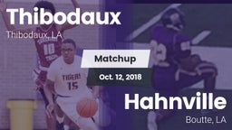 Matchup: Thibodaux vs. Hahnville  2018