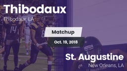 Matchup: Thibodaux vs. St. Augustine  2018