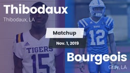Matchup: Thibodaux vs. Bourgeois  2019