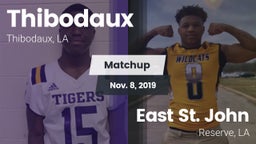 Matchup: Thibodaux vs. East St. John  2019