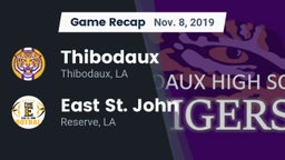 Recap: Thibodaux  vs. East St. John  2019