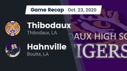 Recap: Thibodaux  vs. Hahnville  2020