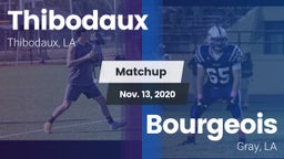 Matchup: Thibodaux vs. Bourgeois  2020