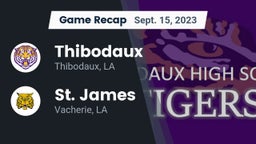 Recap: Thibodaux  vs. St. James  2023