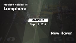 Matchup: Lamphere vs. New Haven 2016