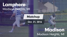 Matchup: Lamphere vs. Madison 2016