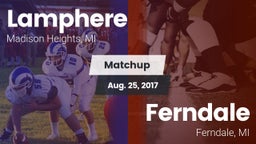 Matchup: Lamphere vs. Ferndale  2017