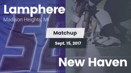 Matchup: Lamphere vs. New Haven 2017