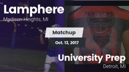 Matchup: Lamphere vs. University Prep  2017