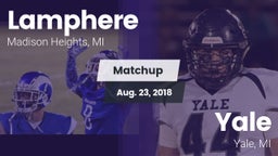 Matchup: Lamphere vs. Yale  2018