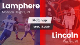 Matchup: Lamphere vs. Lincoln  2019