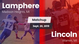 Matchup: Lamphere vs. Lincoln  2019