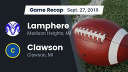 Recap: Lamphere  vs. Clawson  2019