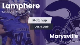 Matchup: Lamphere vs. Marysville  2019