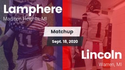 Matchup: Lamphere vs. Lincoln  2020