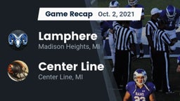 Recap: Lamphere  vs. Center Line  2021