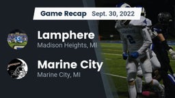 Recap: Lamphere  vs. Marine City  2022