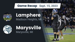 Recap: Lamphere  vs. Marysville  2023