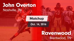 Matchup: Overton vs. Ravenwood  2015