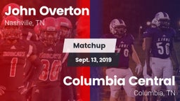 Matchup: Overton vs. Columbia Central  2019