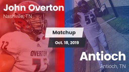 Matchup: Overton vs. Antioch  2019