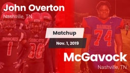 Matchup: Overton vs. McGavock  2019