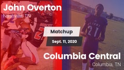 Matchup: Overton vs. Columbia Central  2020